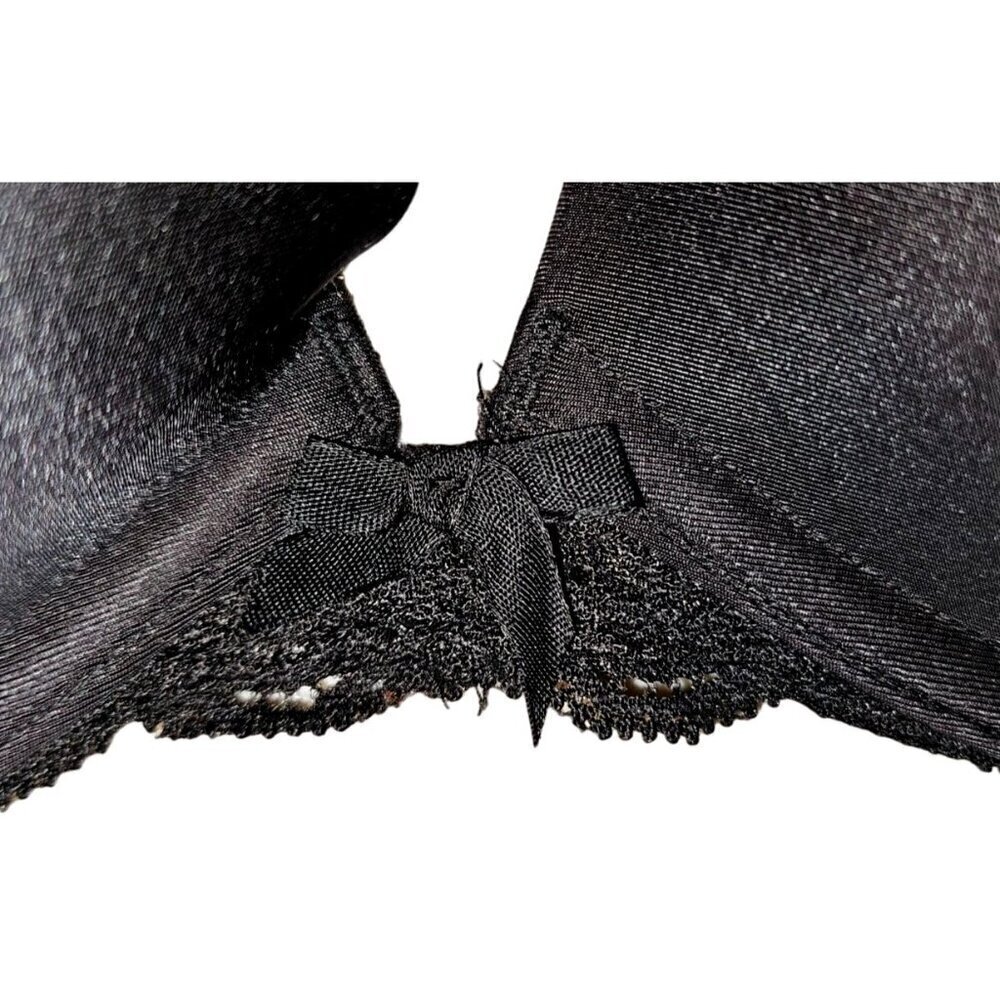 Victoria's Secret Dream Angel Black Push Up Bra Sz 32 D Moulded Underwire Smooth - Picture 4 of 13